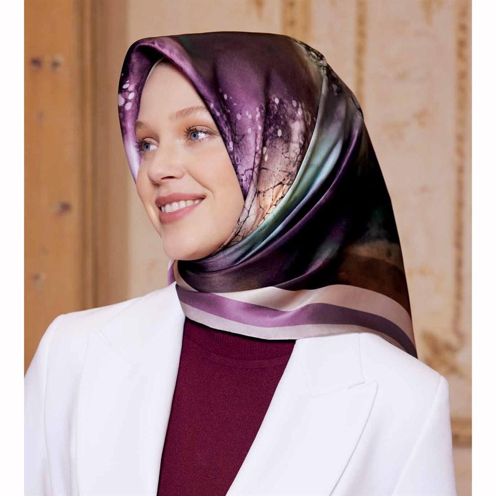 Armine Mystic Silk Head Cover No. 2 - Beautiful Hijab Styles