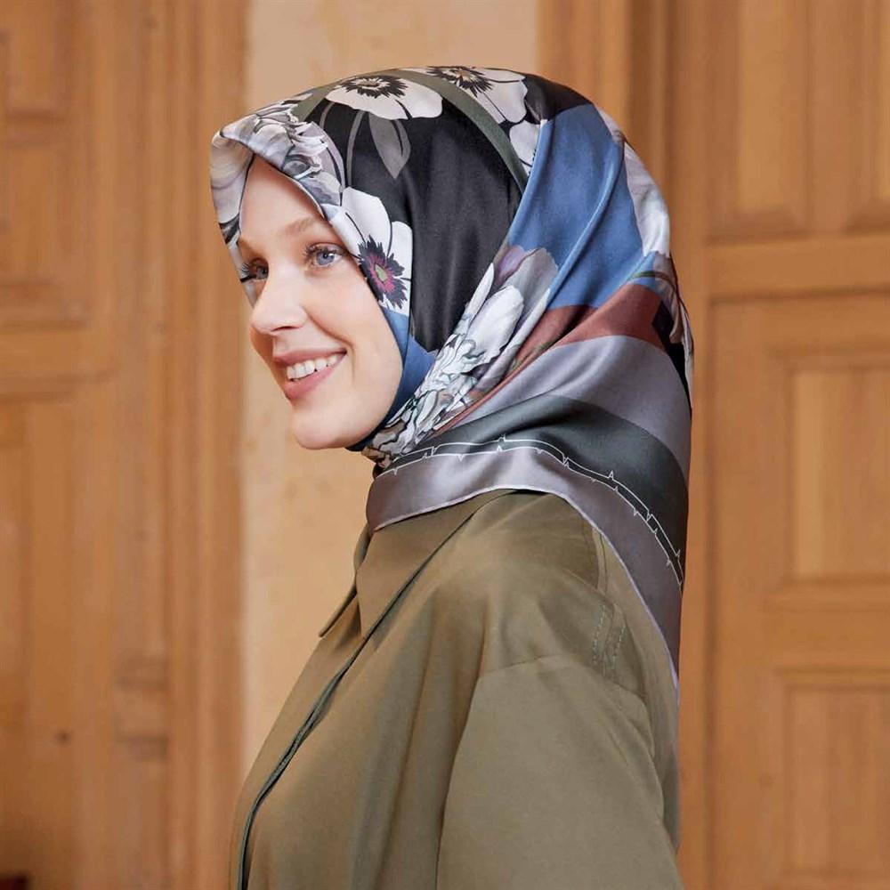 Armine Parsley Silk Hijab Scarf No. 23 - Beautiful Hijab Styles