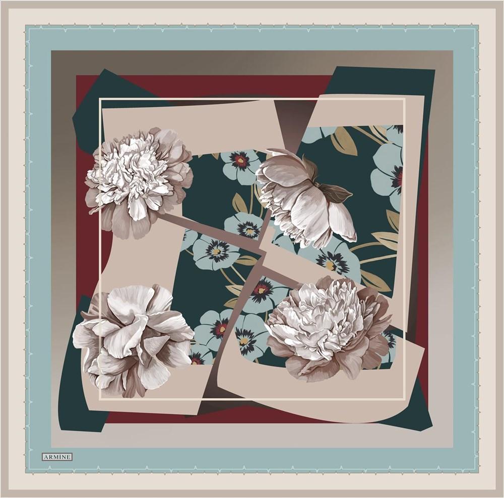 Armine Parsley Silk Hijab Scarf No. 32 - Beautiful Hijab Styles