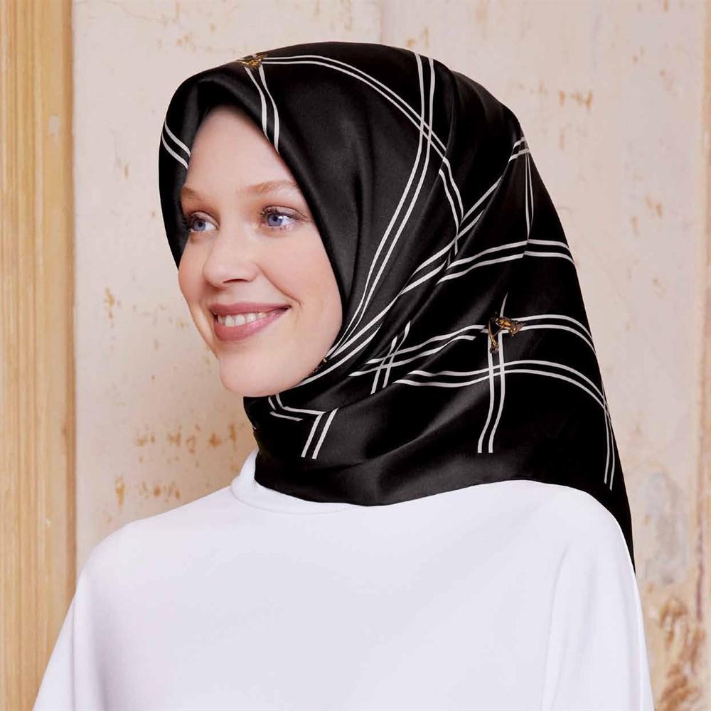 Armine Vienka Women Silk Head Wrap No. 33 - Beautiful Hijab Styles
