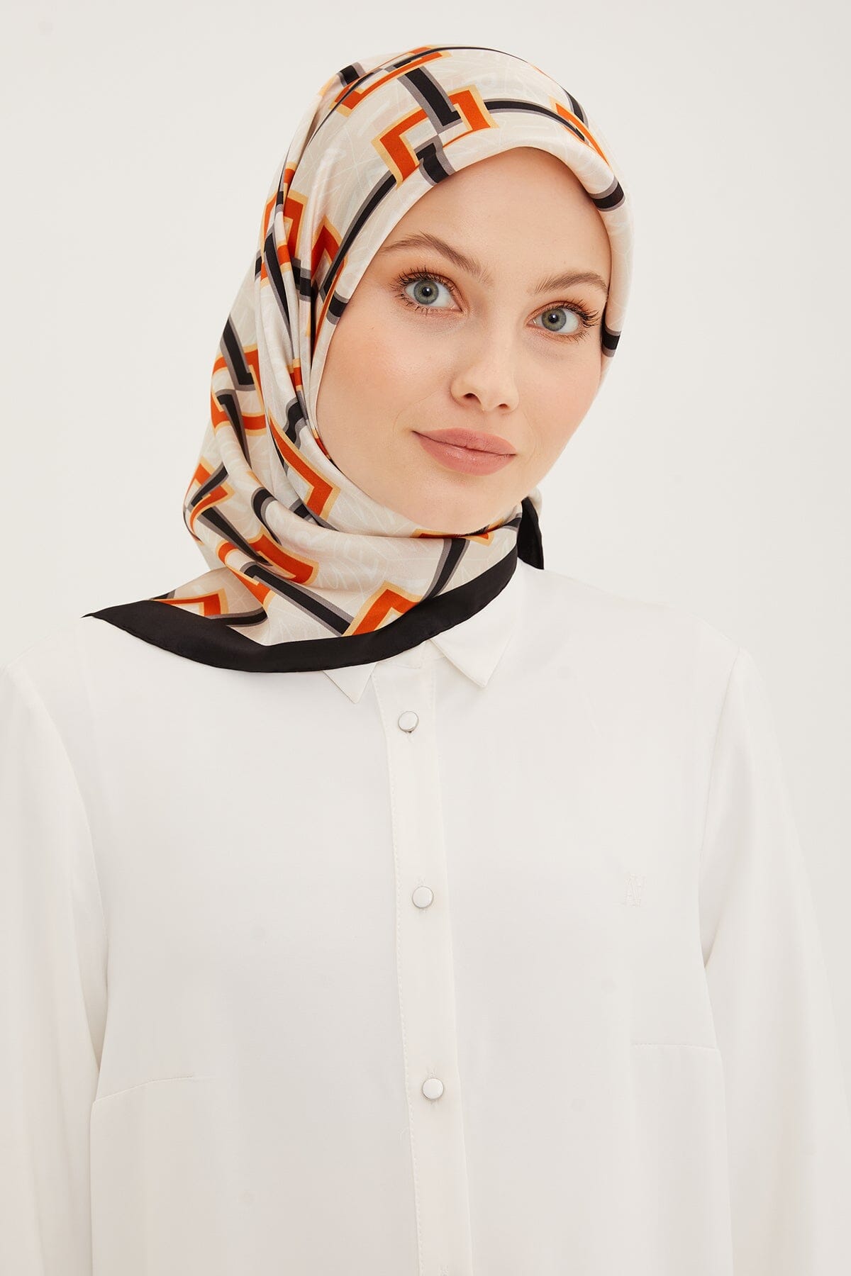 Armine Jacq Modern Silk Scarf #34 Silk Hijabs,Armine Armine 
