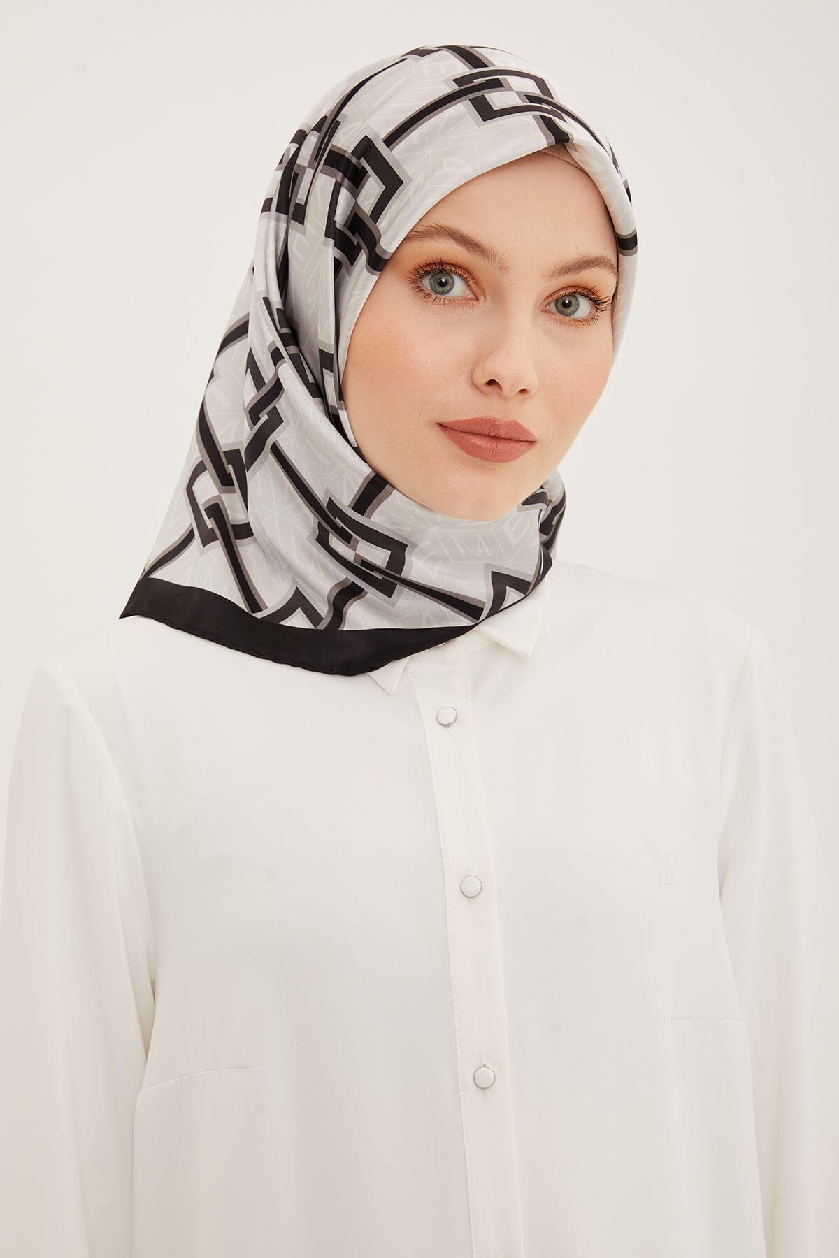Armine Jacq Modern Silk Scarf #4 Silk Hijabs,Armine Armine 