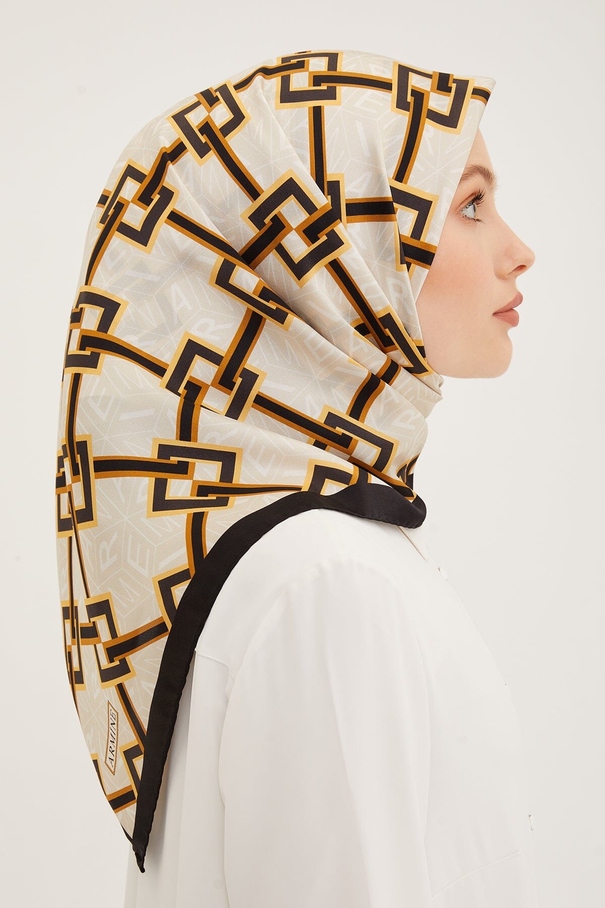 Armine Jacq Modern Silk Scarf #5 Silk Hijabs,Armine Armine 