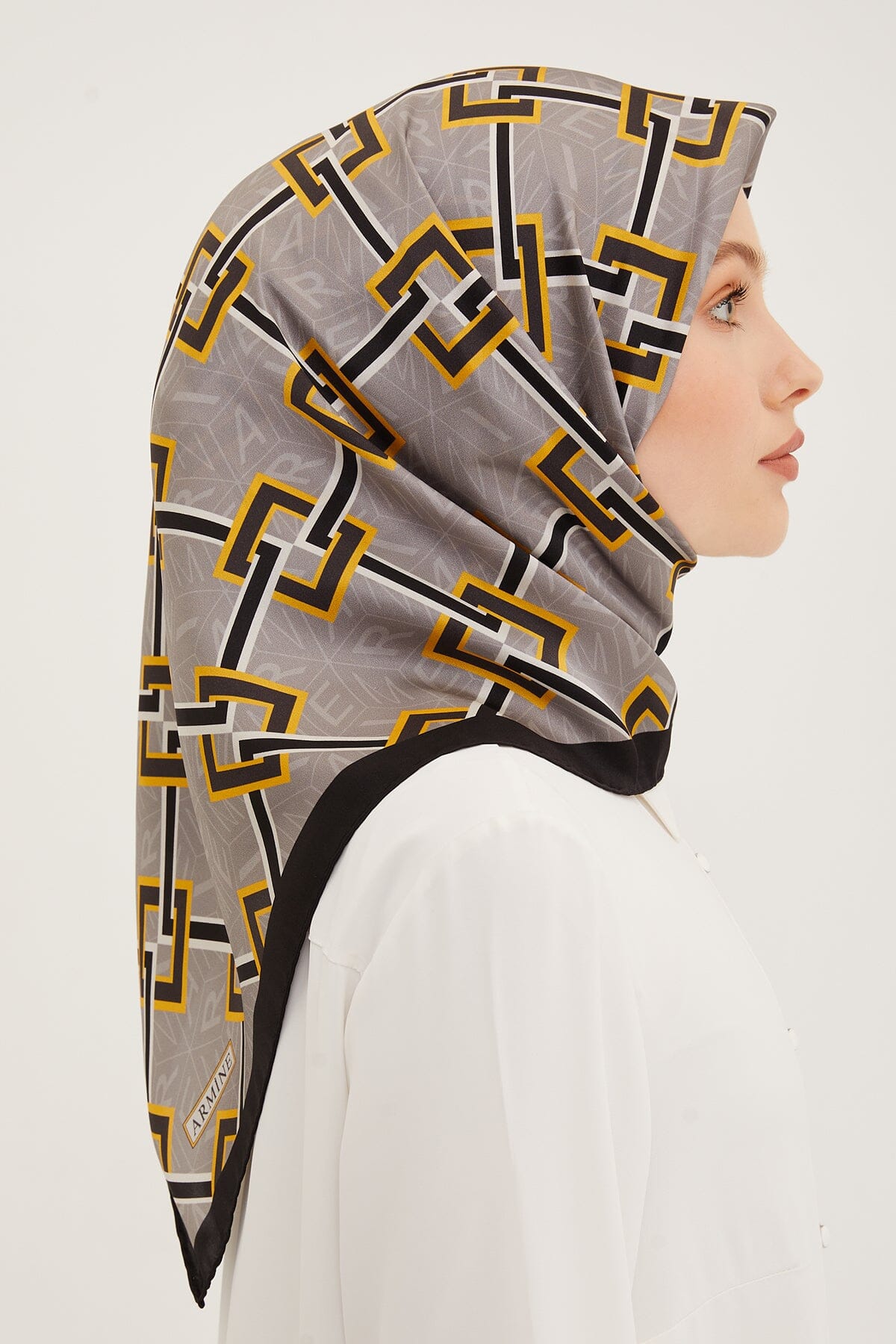 Armine Jacq Modern Silk Scarf #54 Silk Hijabs,Armine Armine 