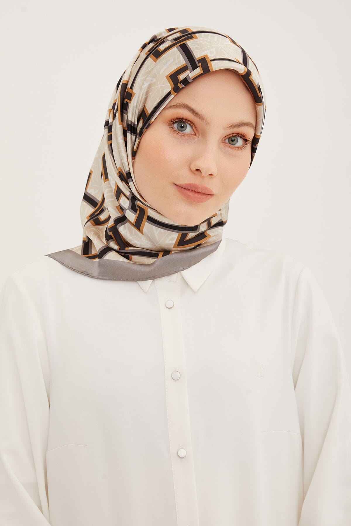 Armine Jacq Modern Silk Scarf #8 Silk Hijabs,Armine Armine 