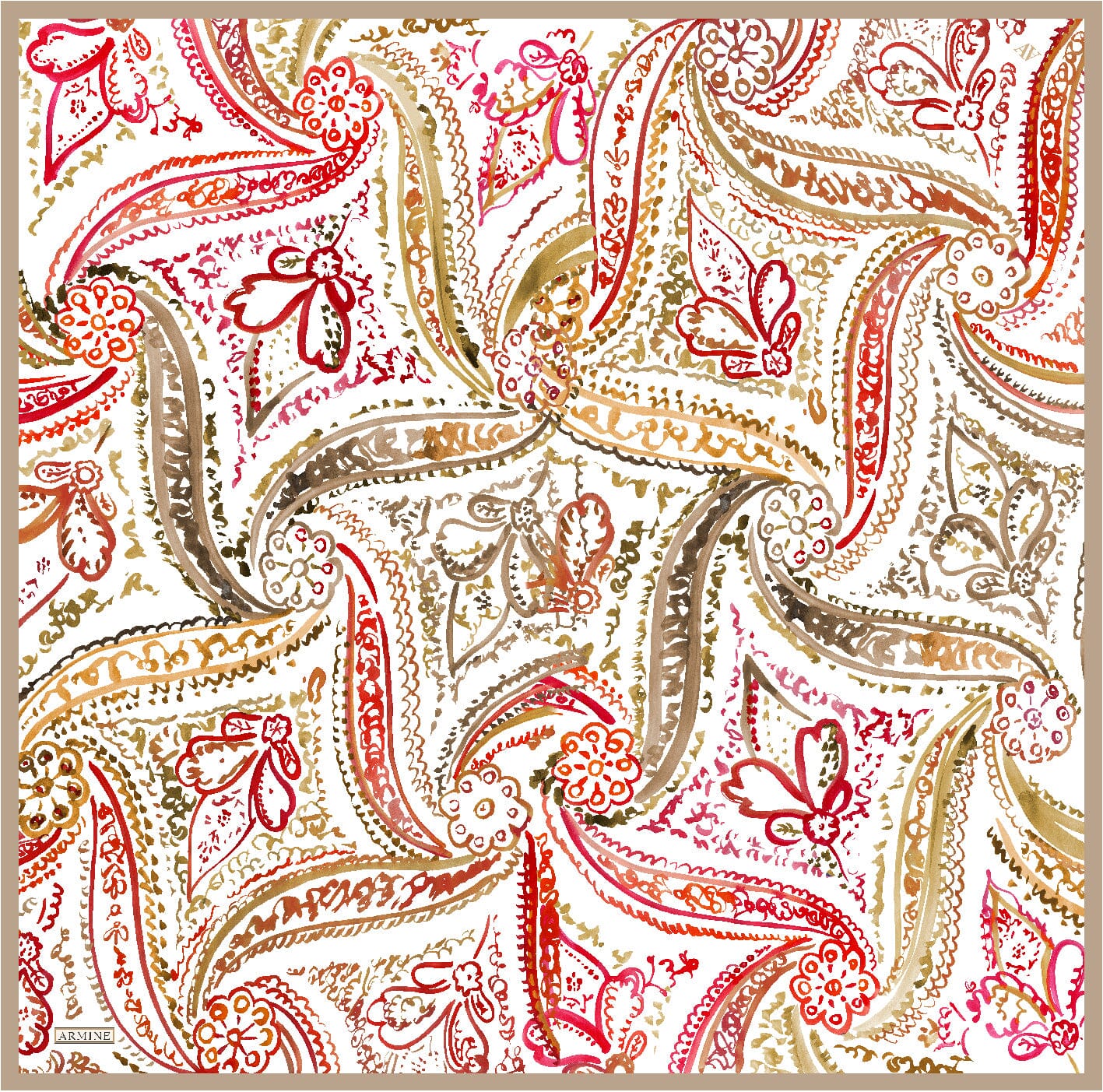 Armine Jumeirah Women Silk Scarf #50 Silk Hijabs,Armine Armine 