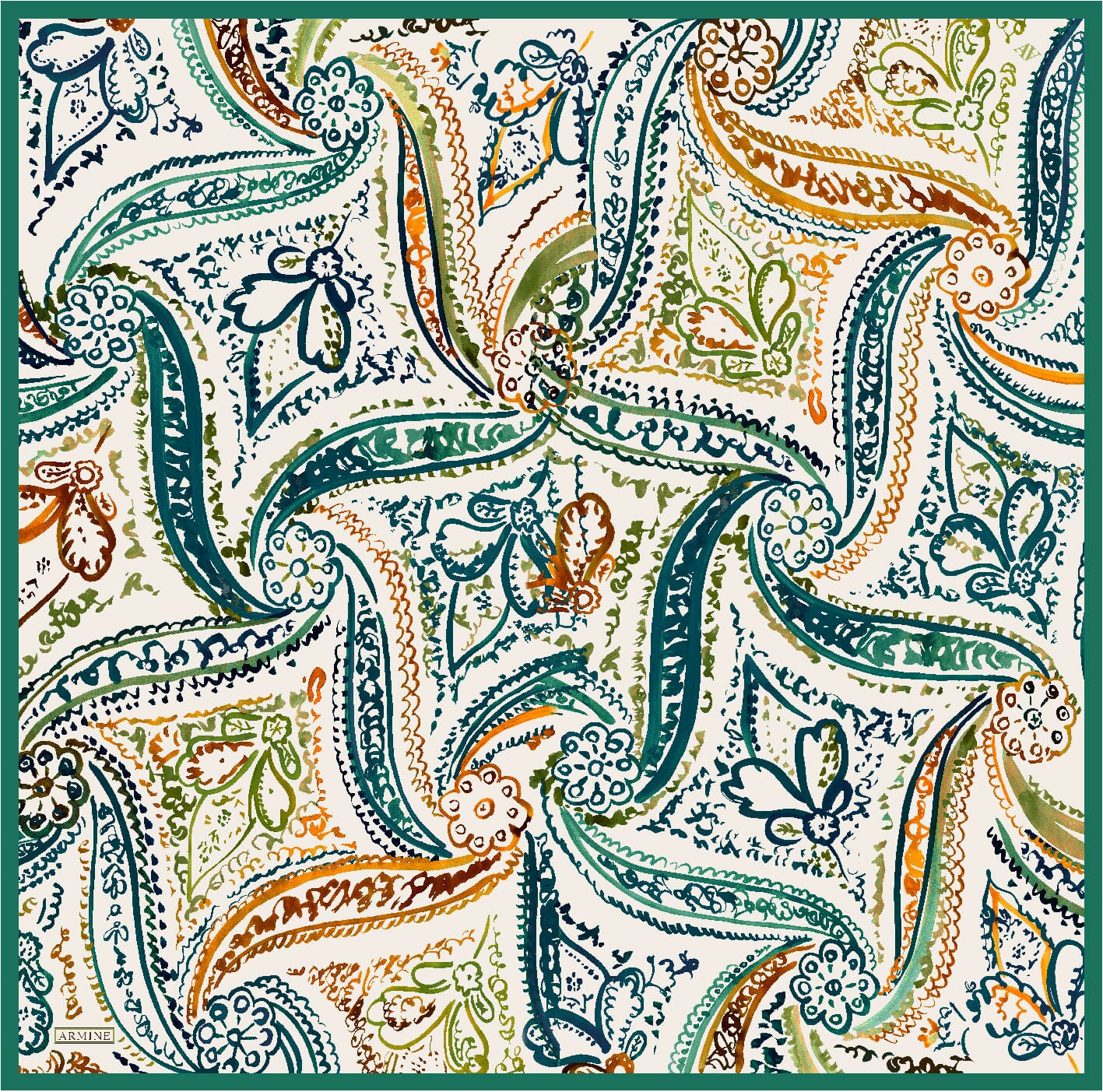 Armine Jumeirah Women Silk Scarf #8 Silk Hijabs,Armine Armine 