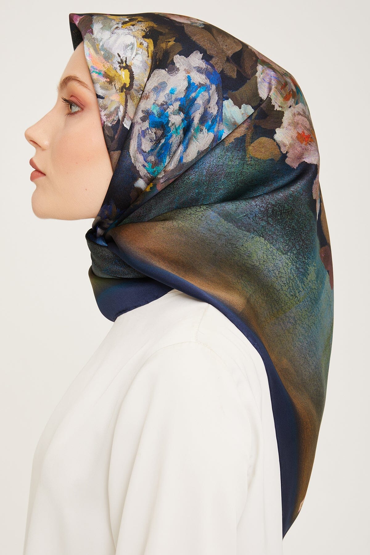 Armine Kemboja Floral Silk Scarf 