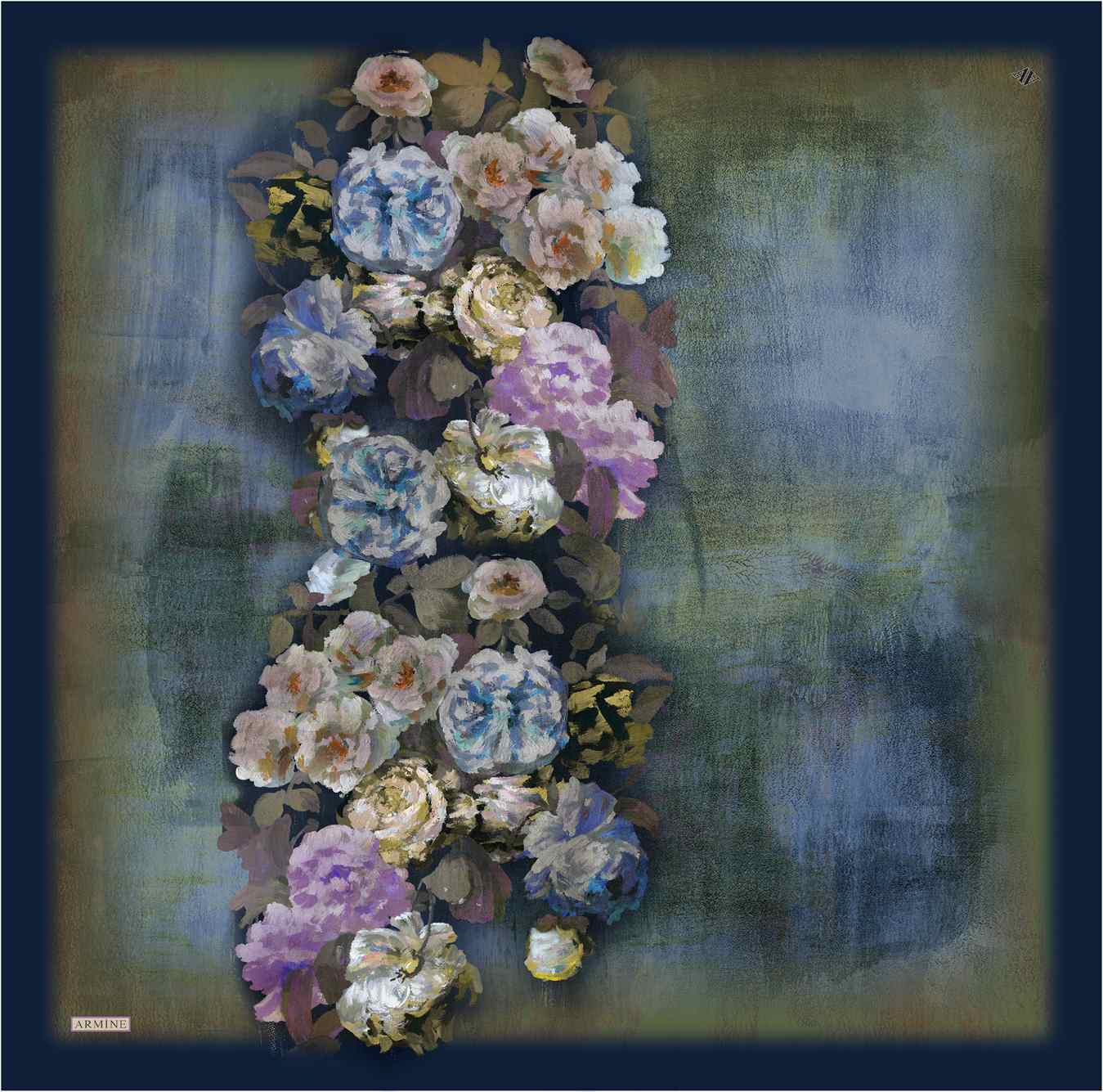 Armine Kemboja Floral Silk Scarf 
