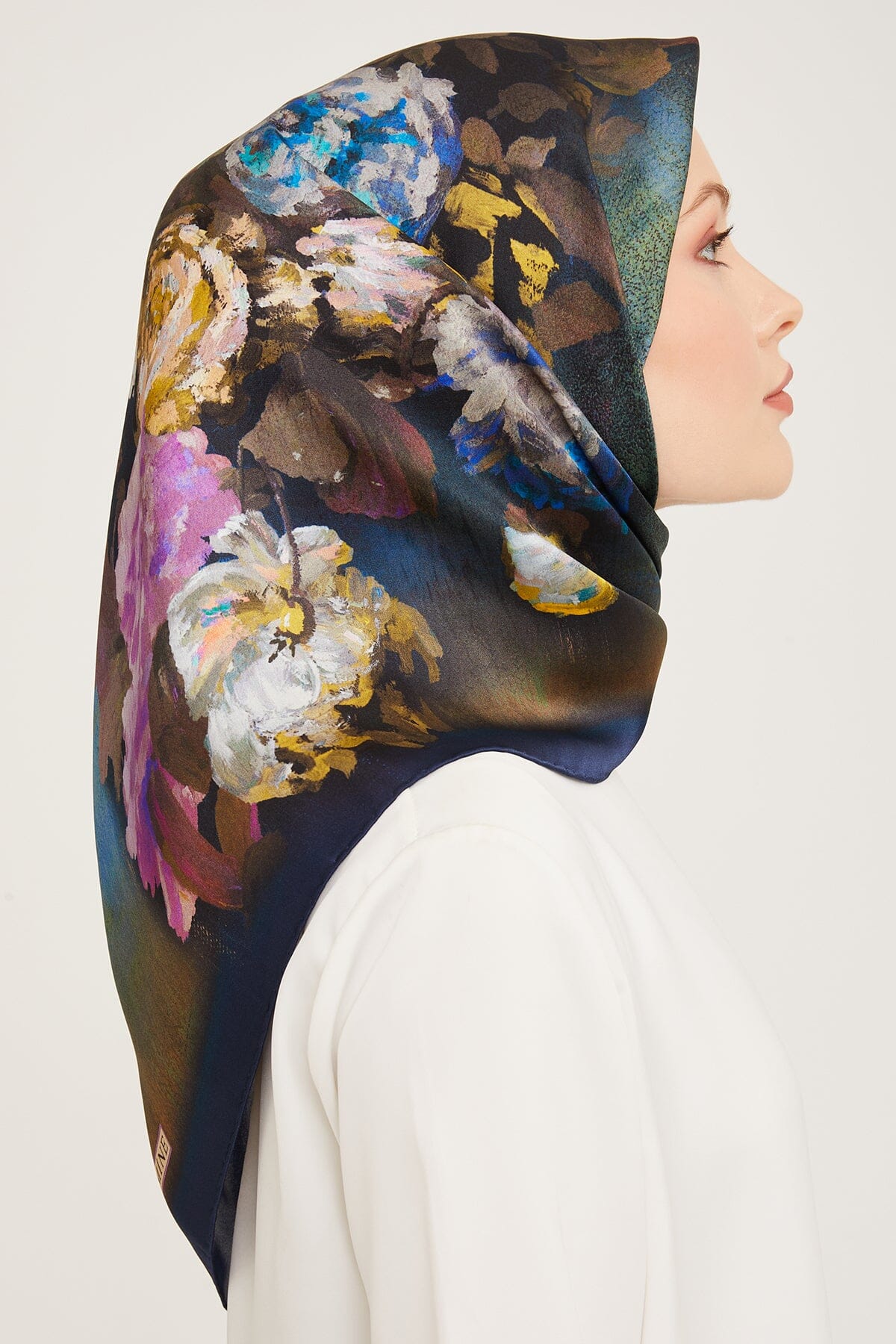 Armine Kemboja Floral Silk Scarf 