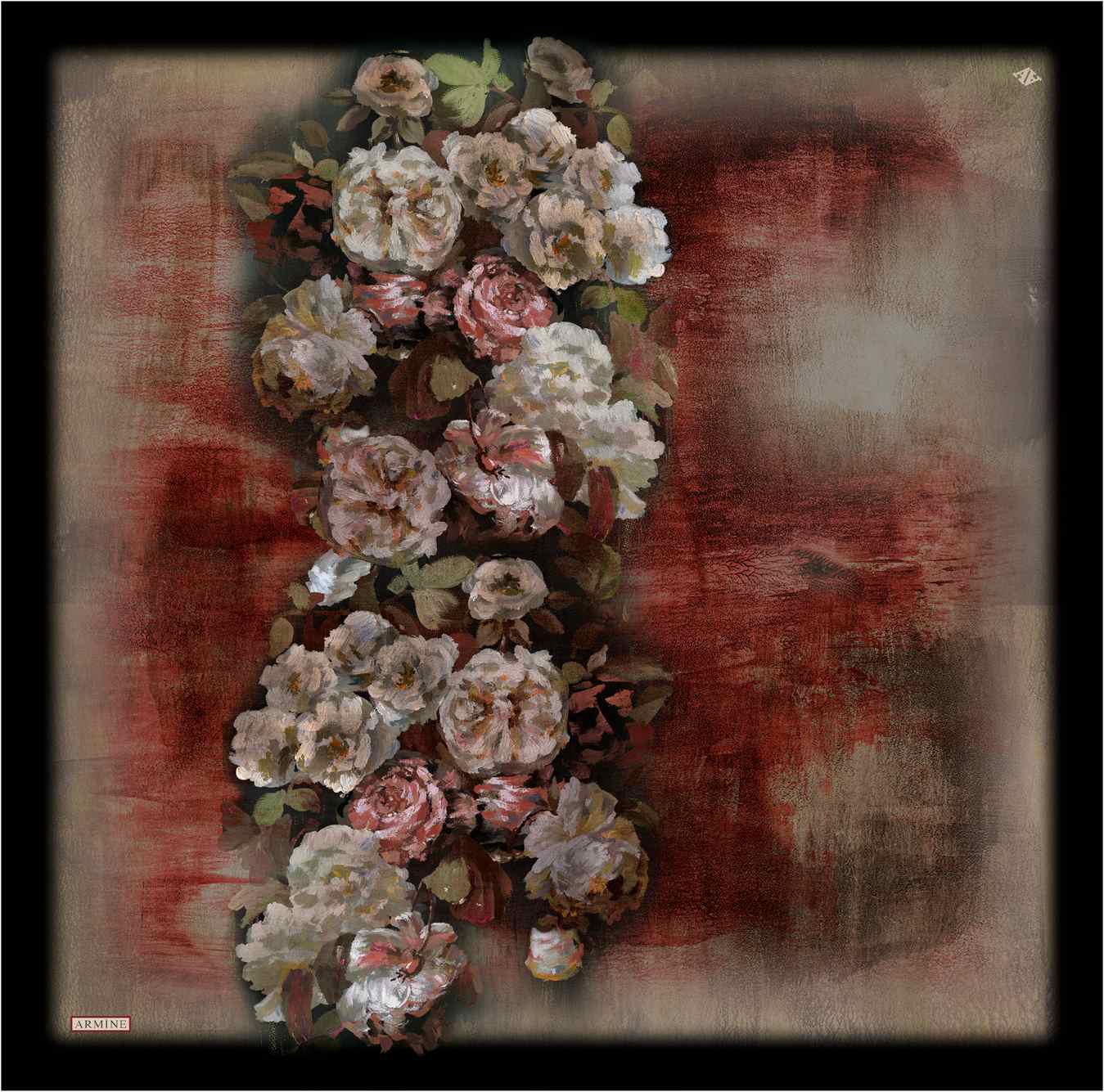 Armine Kemboja Floral Silk Scarf #5 Silk Hijabs,Armine Armine 