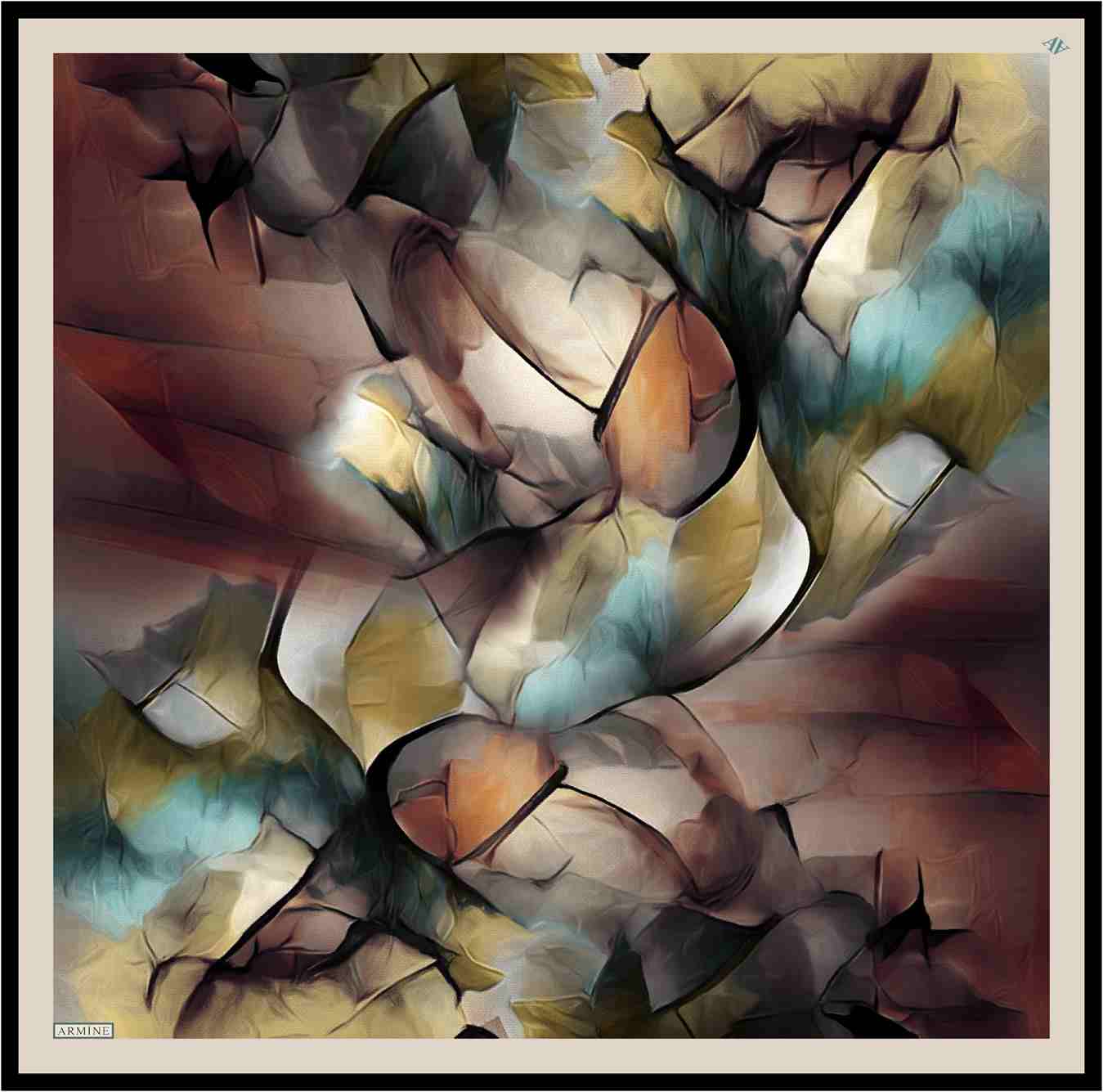 Armine Kensington Silk Scarf #4 Silk Hijabs,Armine Armine 