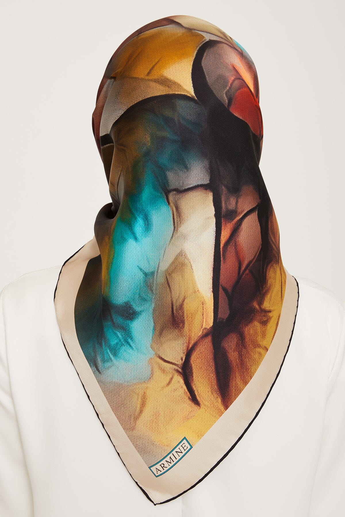 Armine Kensington Silk Scarf #4 Silk Hijabs,Armine Armine 