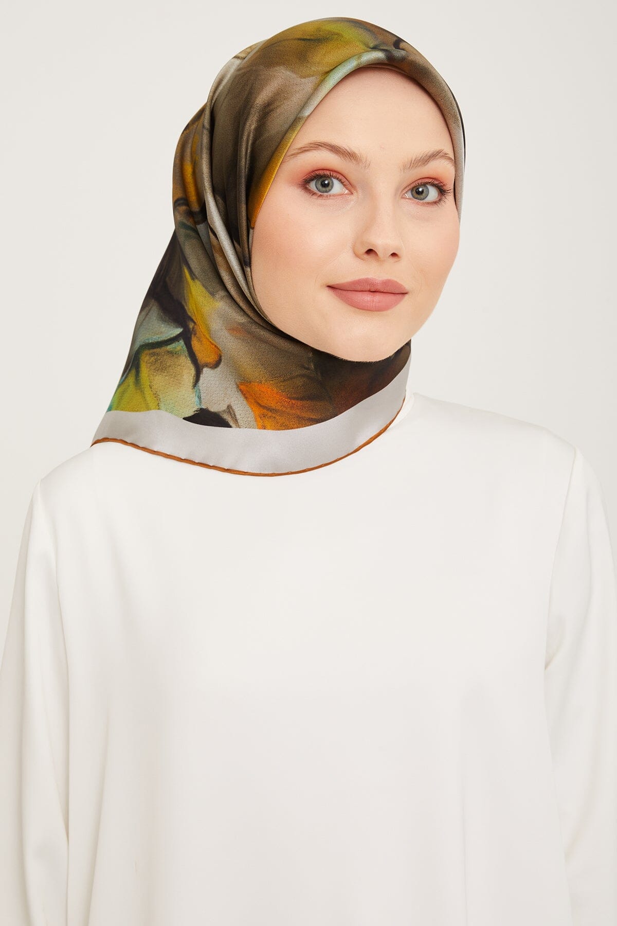 Armine Kensington Silk Scarf #50 Silk Hijabs,Armine Armine 