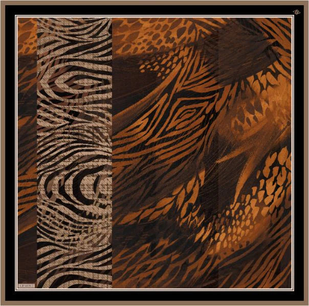 Armine Kitty Animal Print Scarf No. 1 Silk Hijabs,Armine Armine 