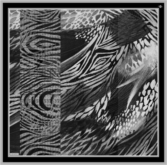 Armine Kitty Animal Print Scarf No. 2 Silk Hijabs,Armine Armine 