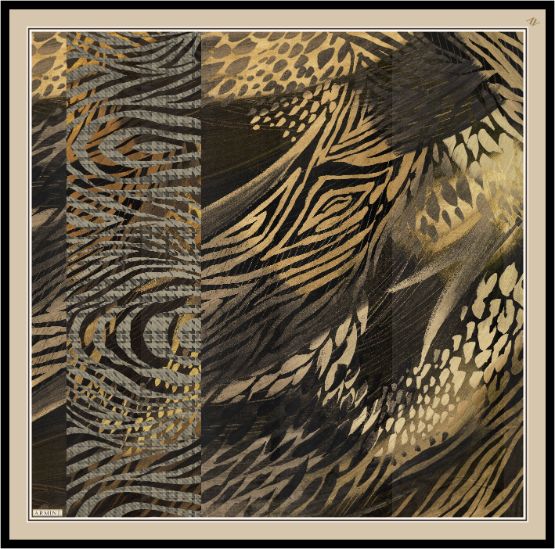 Armine Kitty Animal Print Scarf No. 31 Silk Hijabs,Armine Armine 