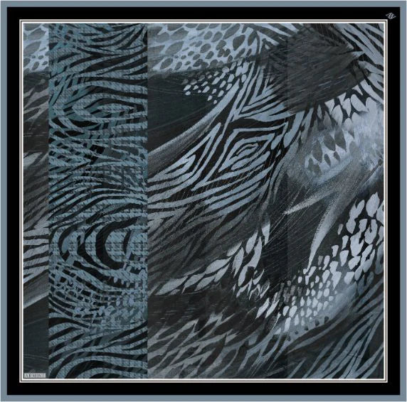 Armine Kitty Animal Print Scarf No. 52 Silk Hijabs,Armine Armine 