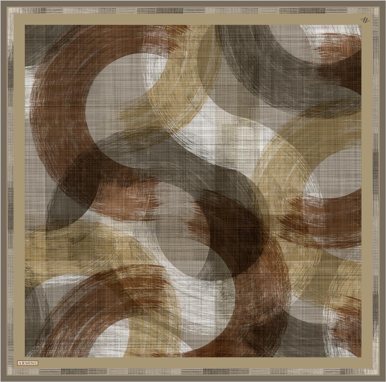 Armine Leighton Pattern Silk Scarf No. 4 Silk Hijabs,Armine Armine 