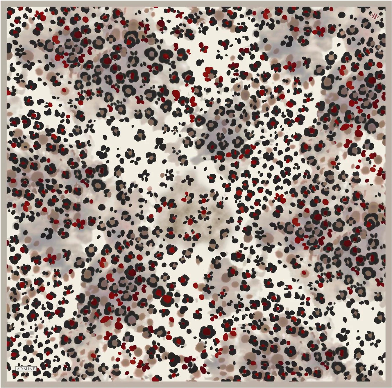 Armine Leora Animal Print Scarf No. 1 Silk Hijabs,Armine Armine 