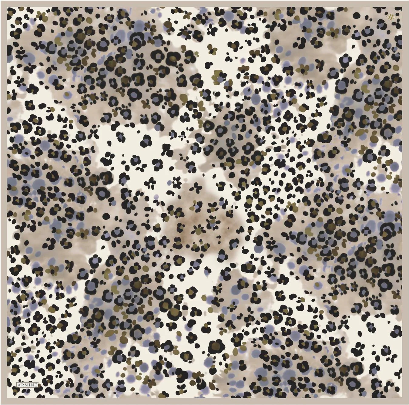 Armine Leora Animal Print Scarf No. 2 Silk Hijabs,Armine Armine 