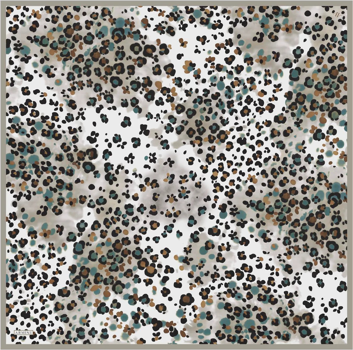 Armine Leora Animal Print Scarf No. 3 Silk Hijabs,Armine Armine 