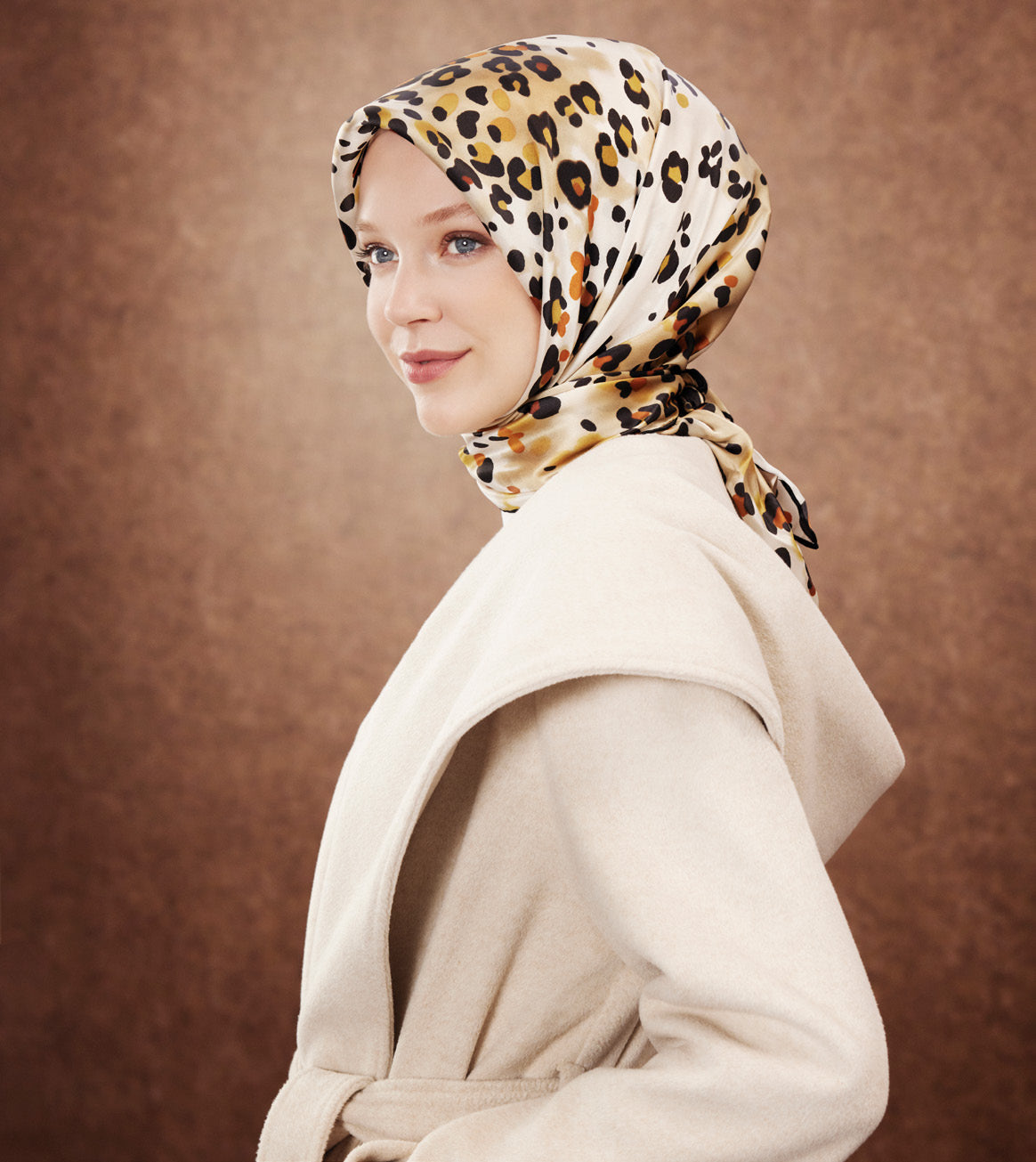 Armine Leora Animal Print Scarf No. 5 Silk Hijabs,Armine Armine 