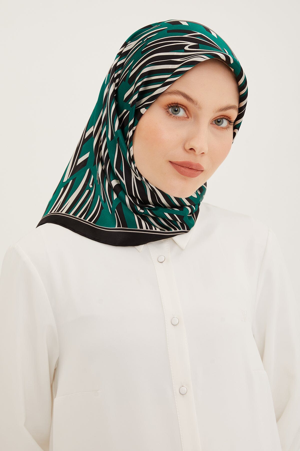 Armine Linear Square Silk Scarf #1 Silk Hijabs,Armine Armine 