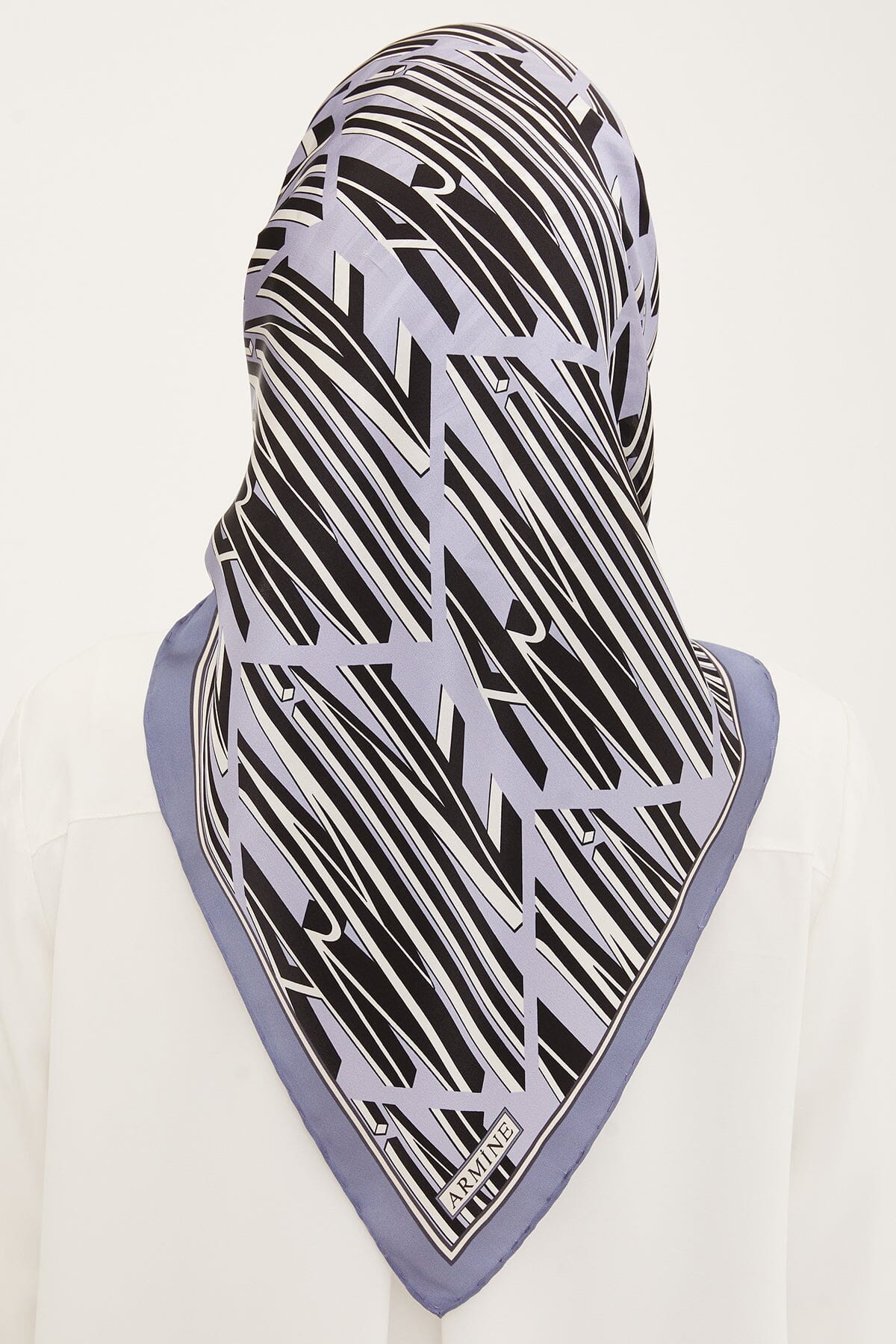 Armine Linear Square Silk Scarf #32 Silk Hijabs,Armine Armine 