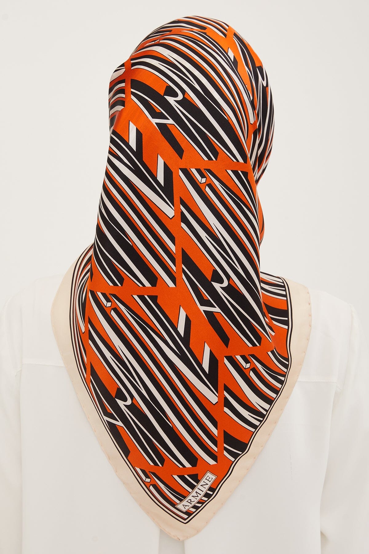 Armine Linear Square Silk Scarf #9 Silk Hijabs,Armine Armine 