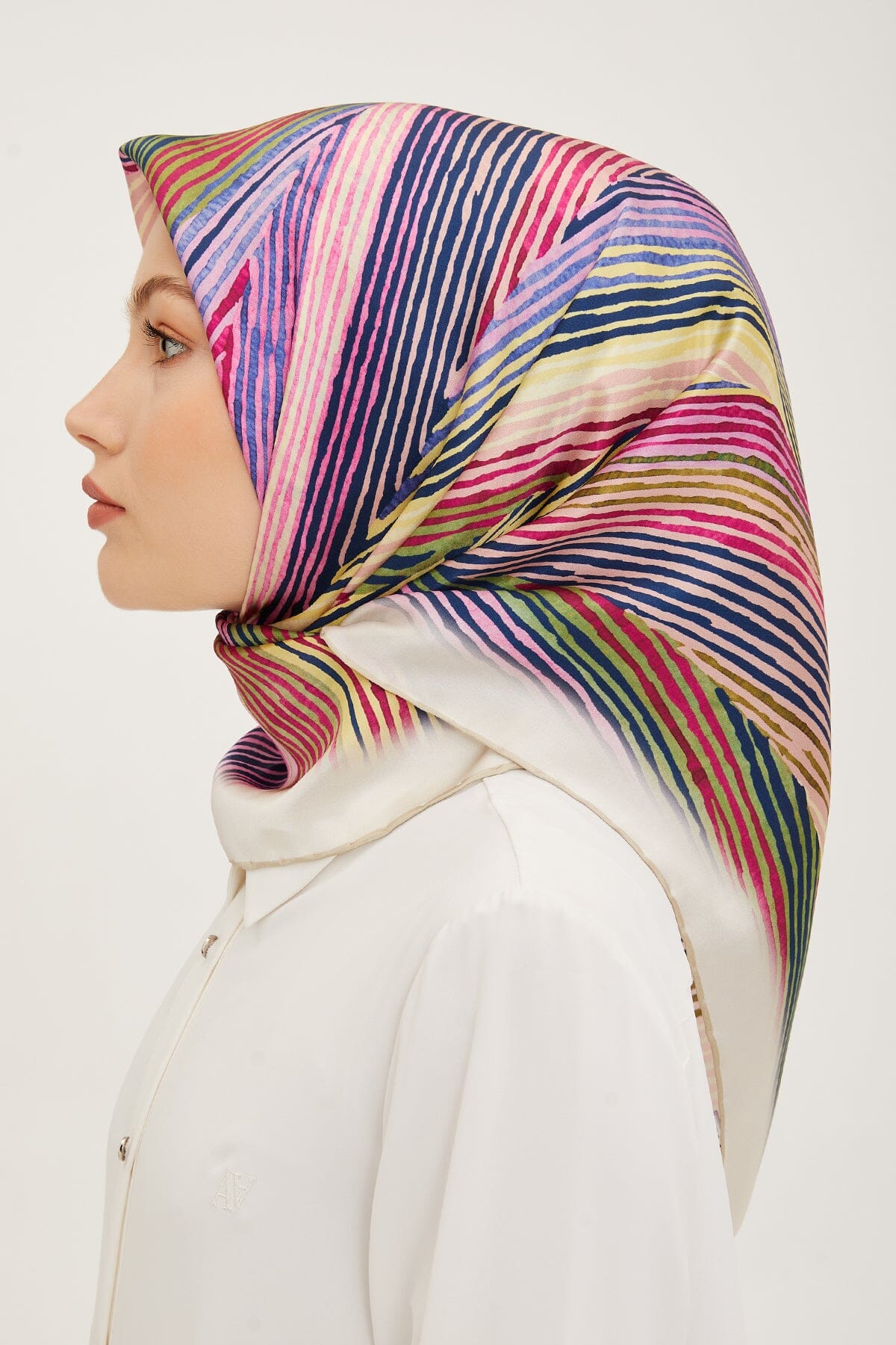 Armine Mastura Square Silk Scarf #35 Silk Hijabs,Armine Armine 