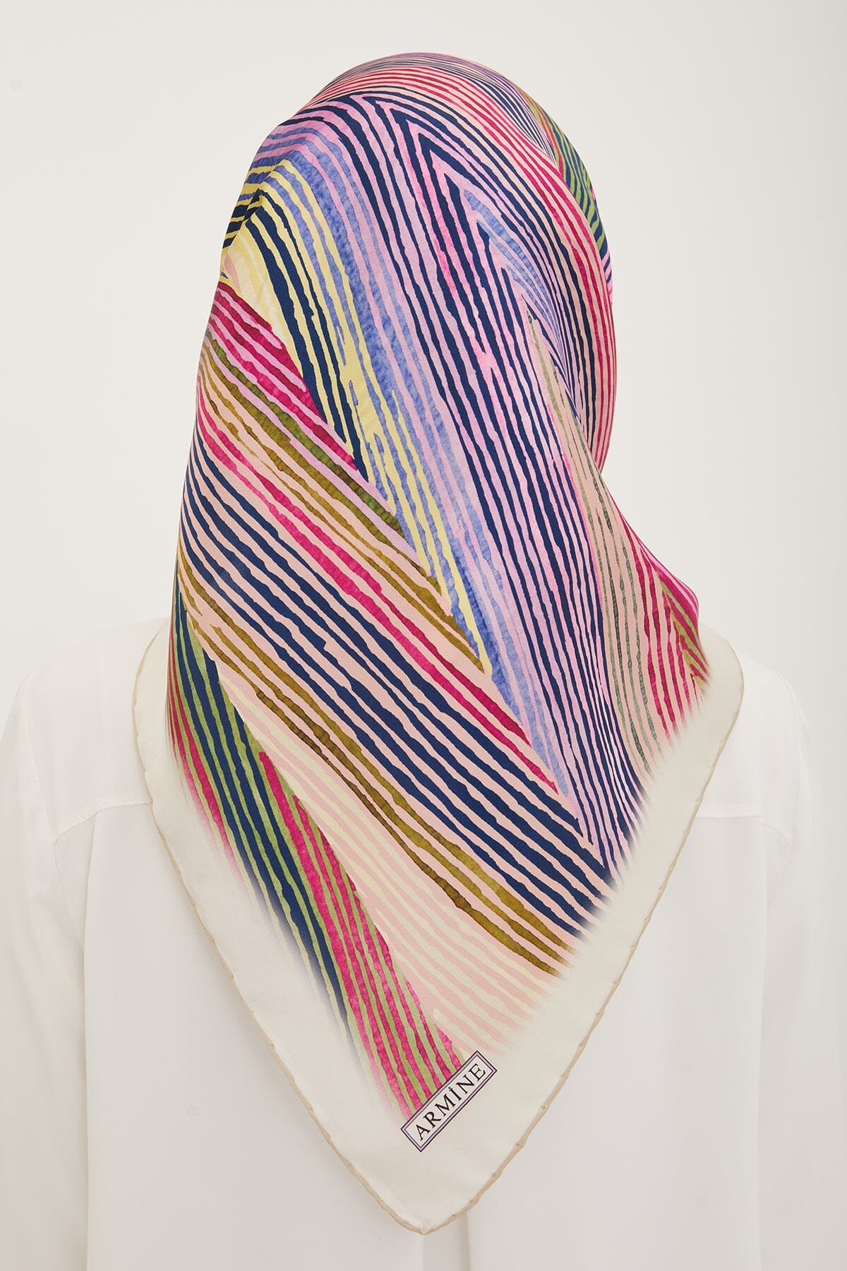 Armine Mastura Square Silk Scarf #35 Silk Hijabs,Armine Armine 