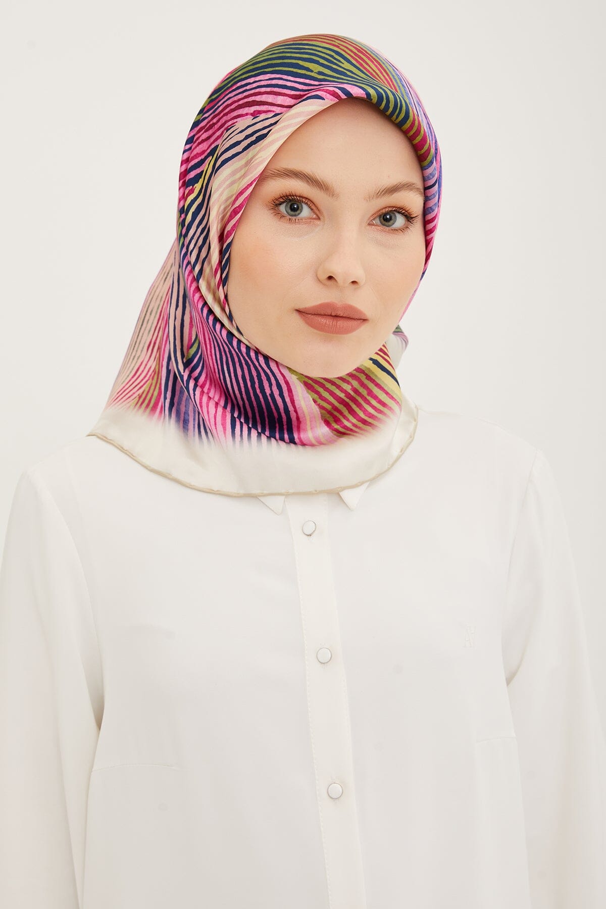 Armine Mastura Square Silk Scarf #35 Silk Hijabs,Armine Armine 