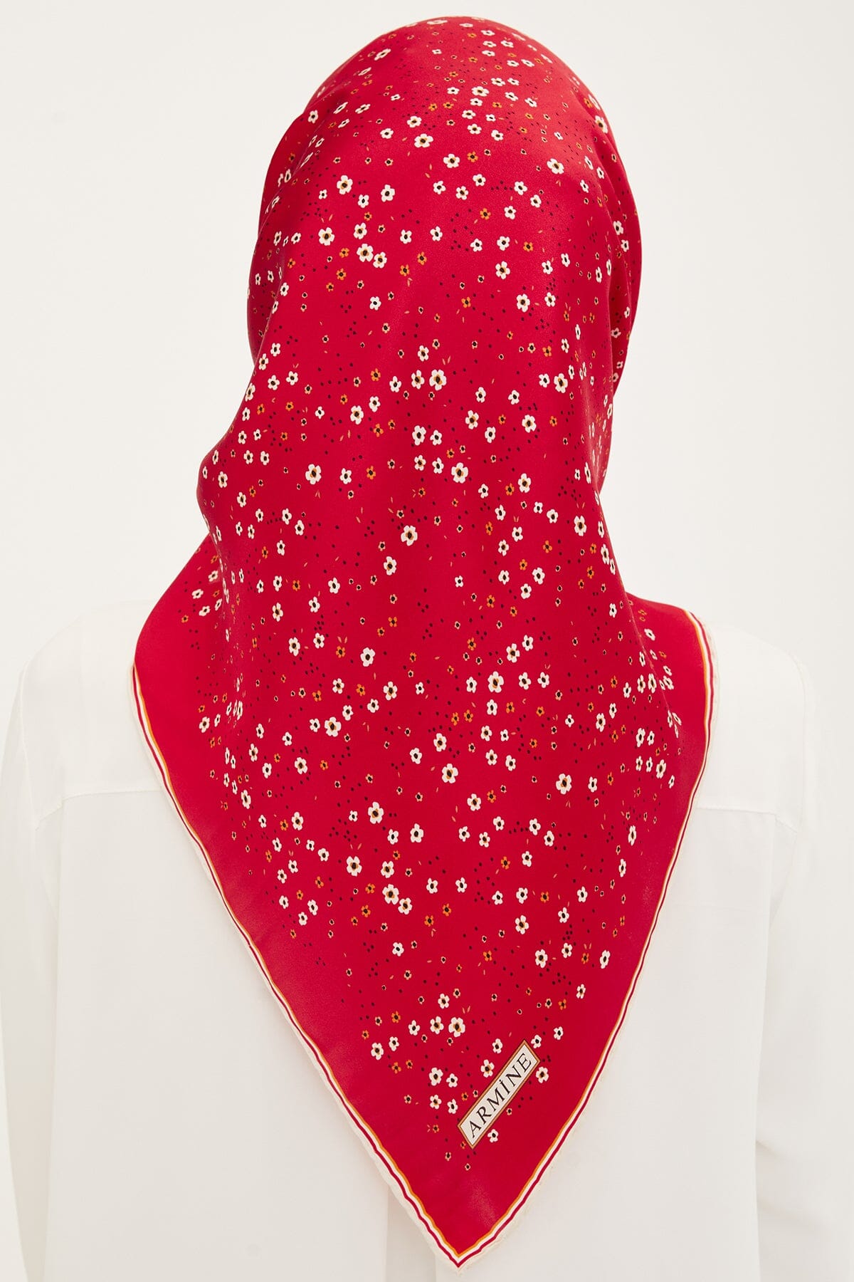 Armine Meadow Floral Silk Scarf #3 Silk Hijabs,Armine Armine 