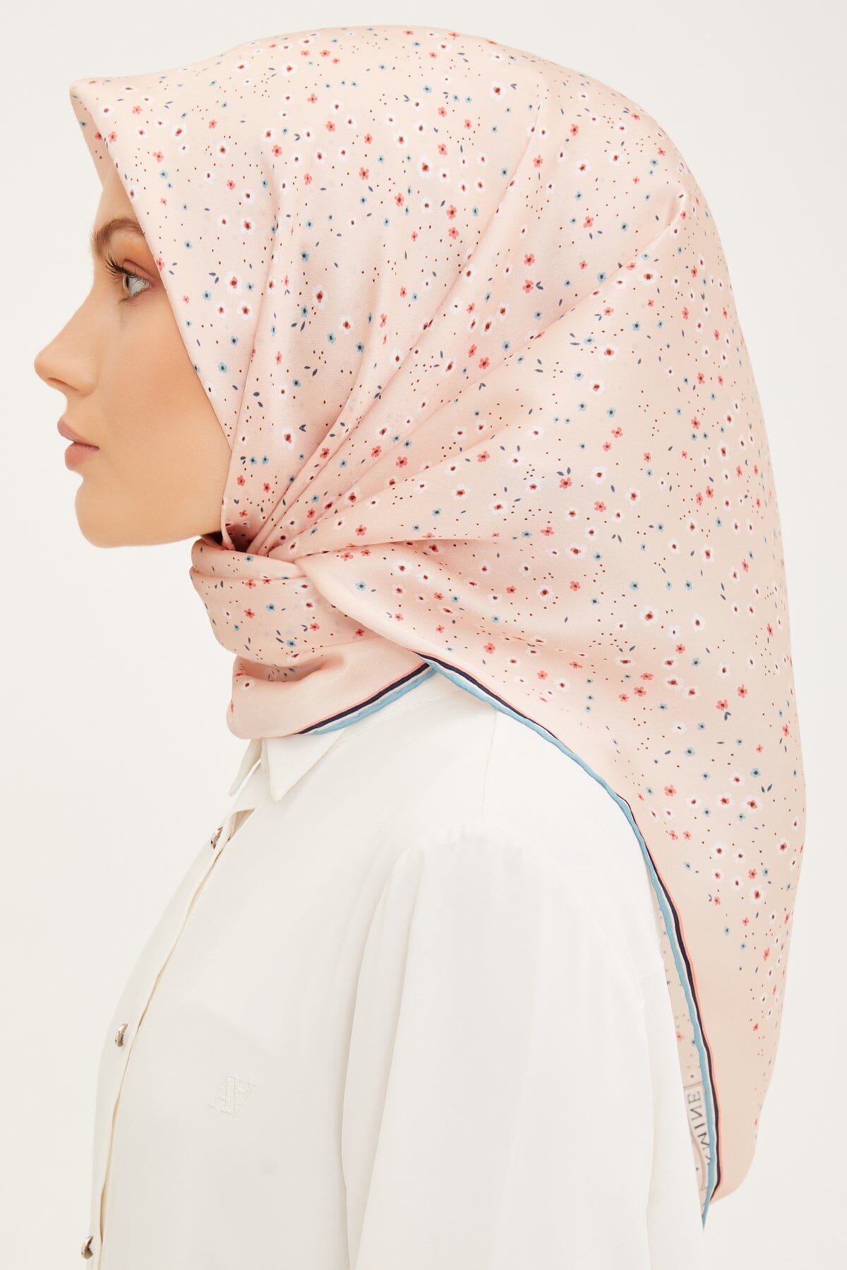 Armine Meadow Floral Silk Scarf #33 Silk Hijabs,Armine Armine 