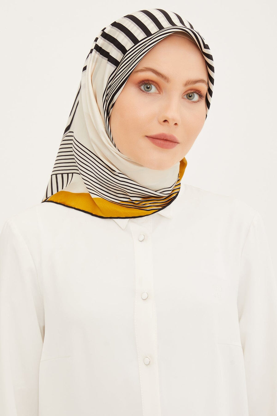 Armine Metro Square Silk Scarf #32 Silk Hijabs,Armine Armine 
