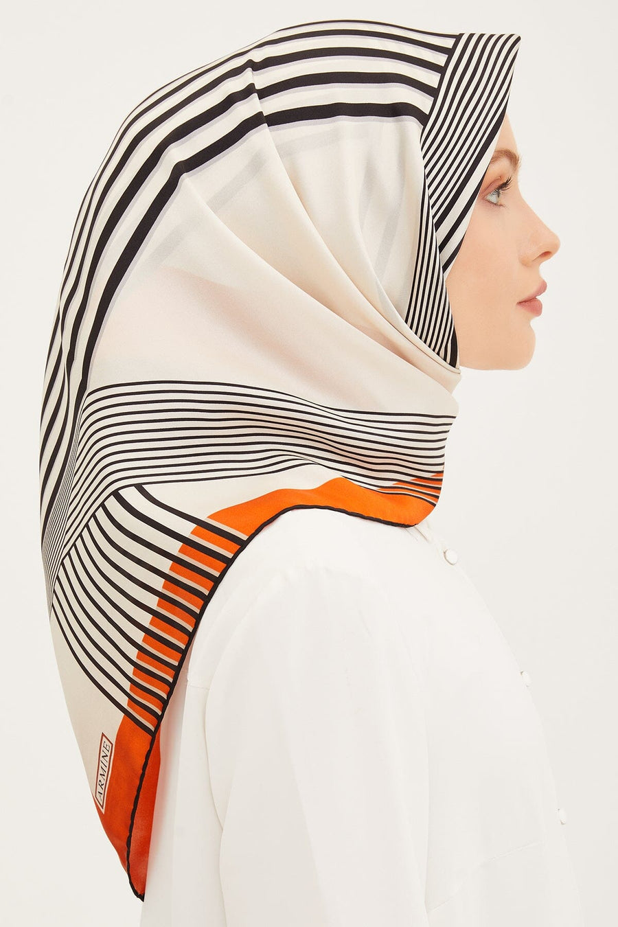 Armine Metro Square Silk Scarf #33 Silk Hijabs,Armine Armine 