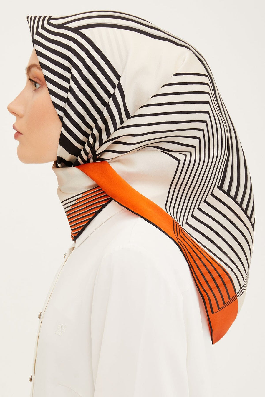 Armine Metro Square Silk Scarf #33 Silk Hijabs,Armine Armine 