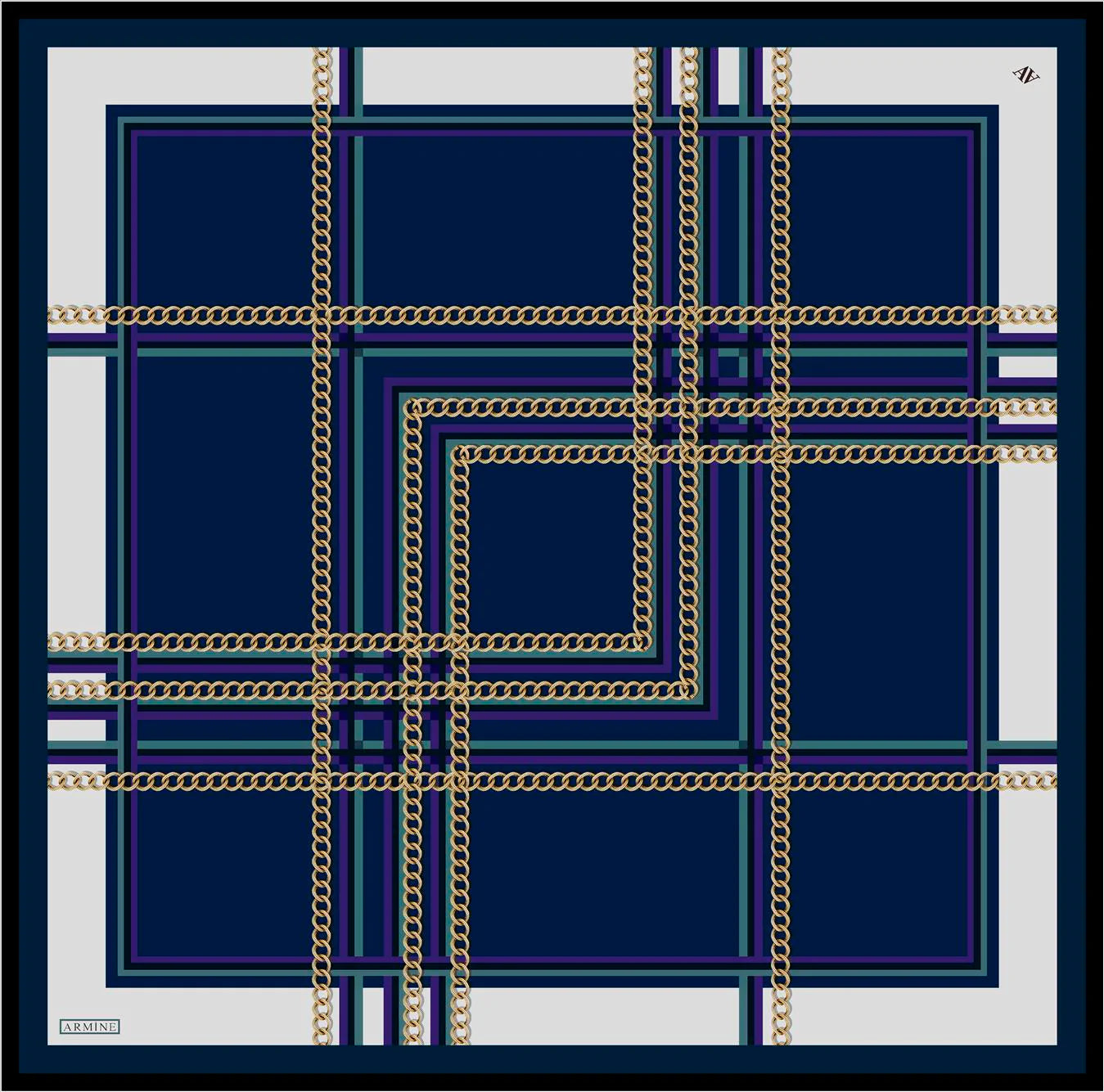 Armine Monique Silk Hair Wrap No. 52 Silk Hijabs,Armine Armine 