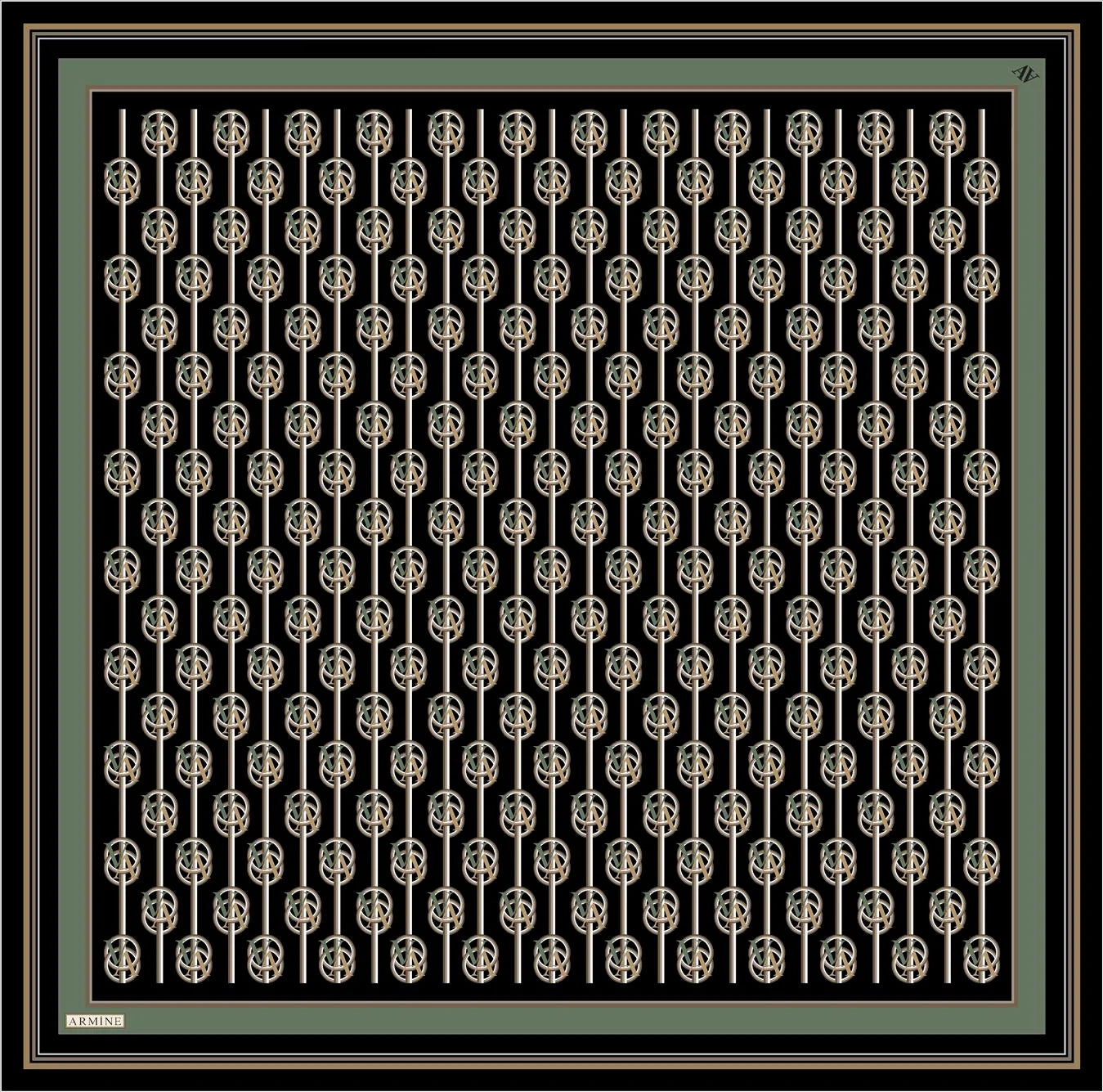 Armine Nadia Silk Twill Scarf No. 35 Silk Hijabs,Armine Armine 