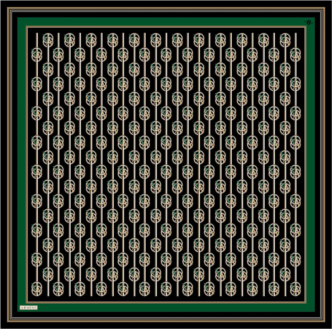 Armine Nadia Silk Twill Scarf No. 38 Silk Hijabs,Armine Armine 