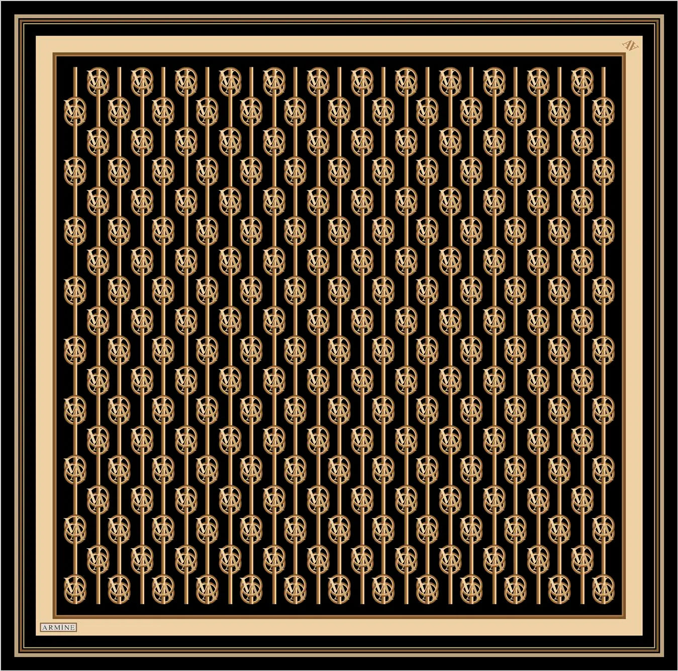 Armine Nadia Silk Twill Scarf No. 50 Silk Hijabs,Armine Armine 