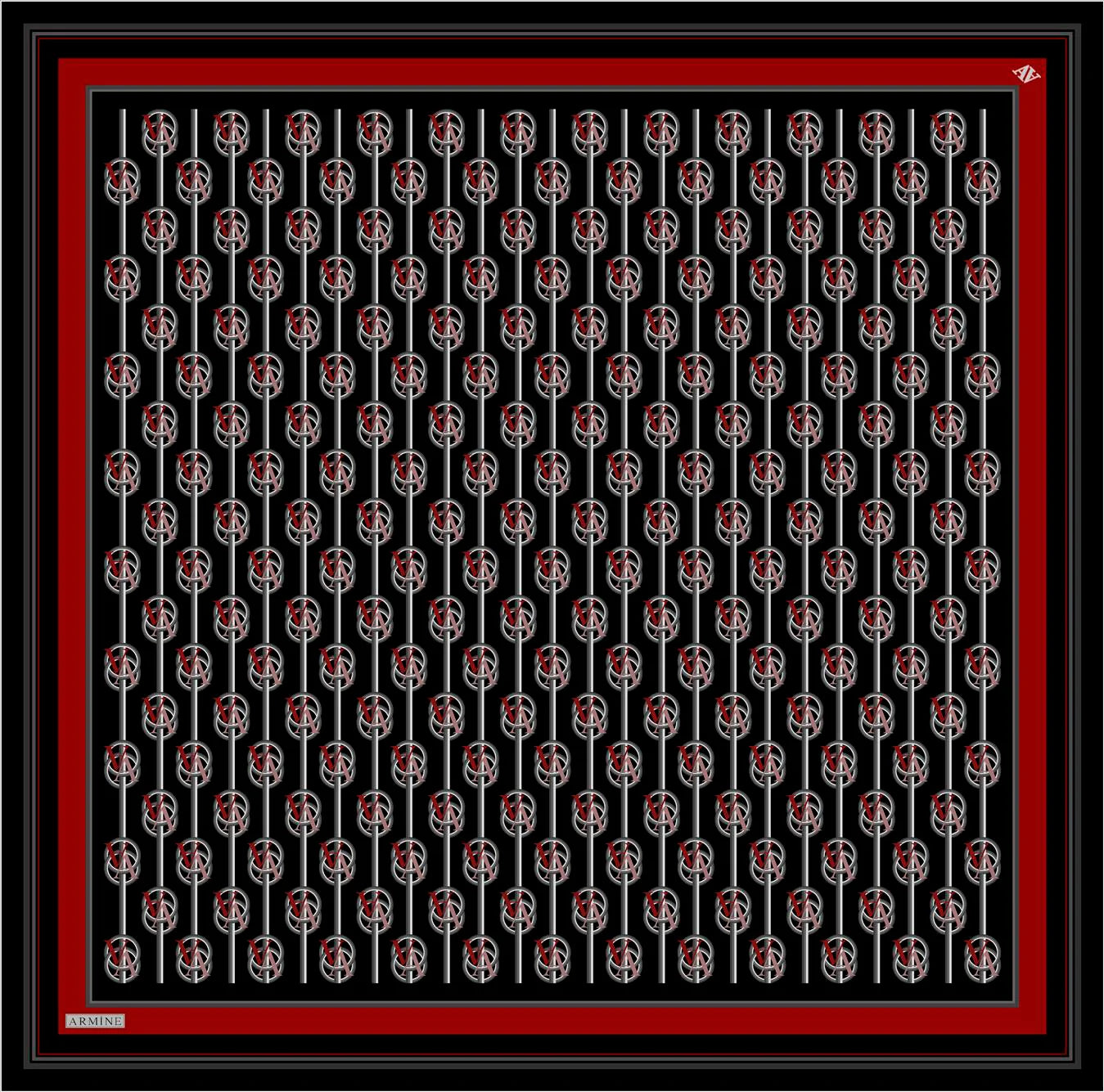 Armine Nadia Silk Twill Scarf No. 52 Silk Hijabs,Armine Armine 