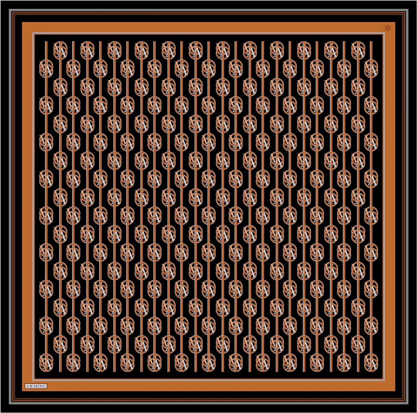 Armine Nadia Silk Twill Scarf No. 56 Silk Hijabs,Armine Armine 