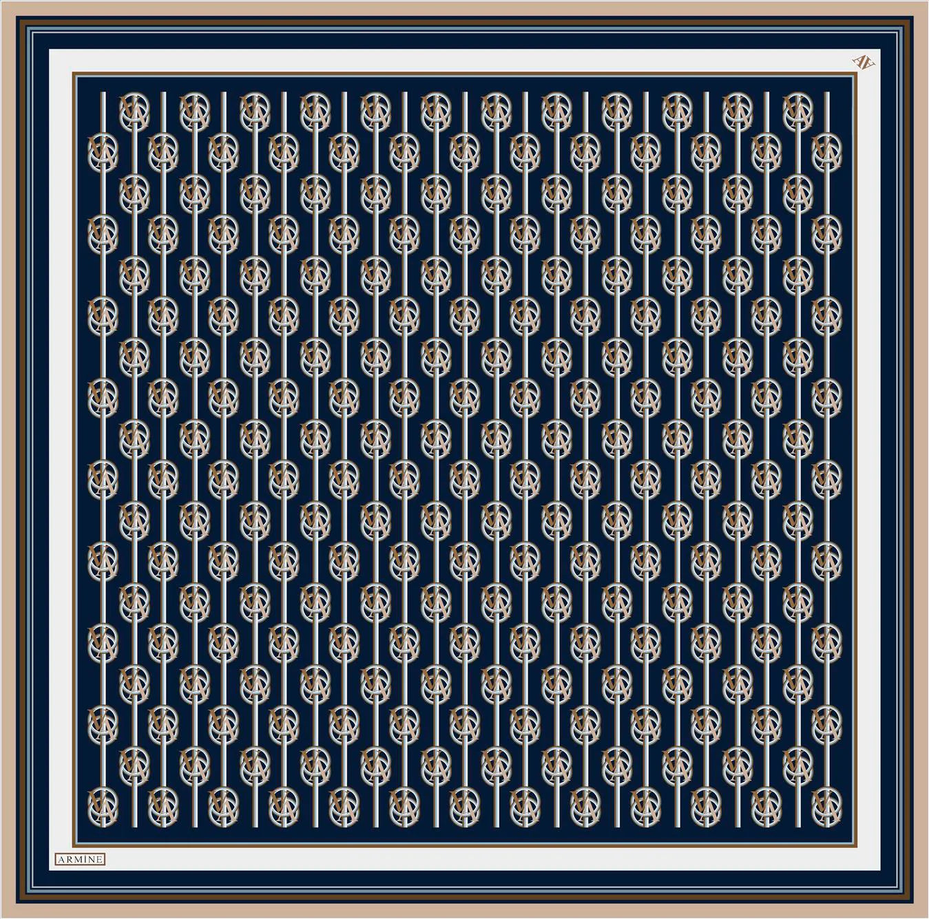 Armine Nadia Silk Twill Scarf No. 7 Silk Hijabs,Armine Armine 