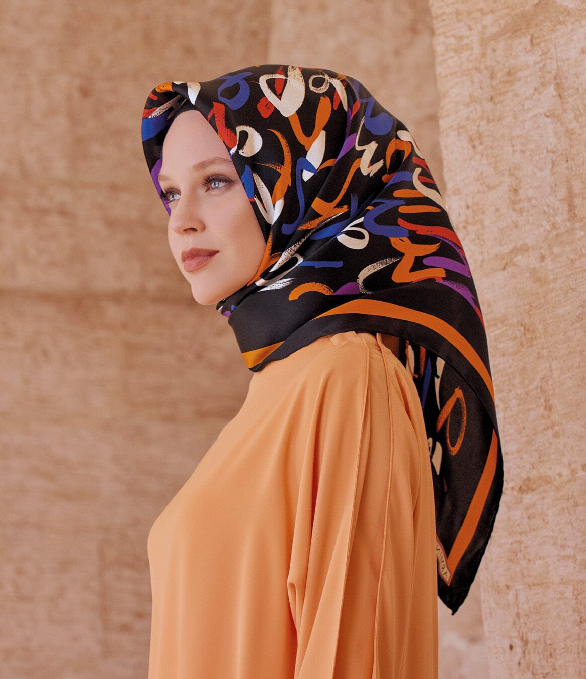 Armine Nudle Designer Silk Scarf #1 Silk Hijabs,Armine Armine 