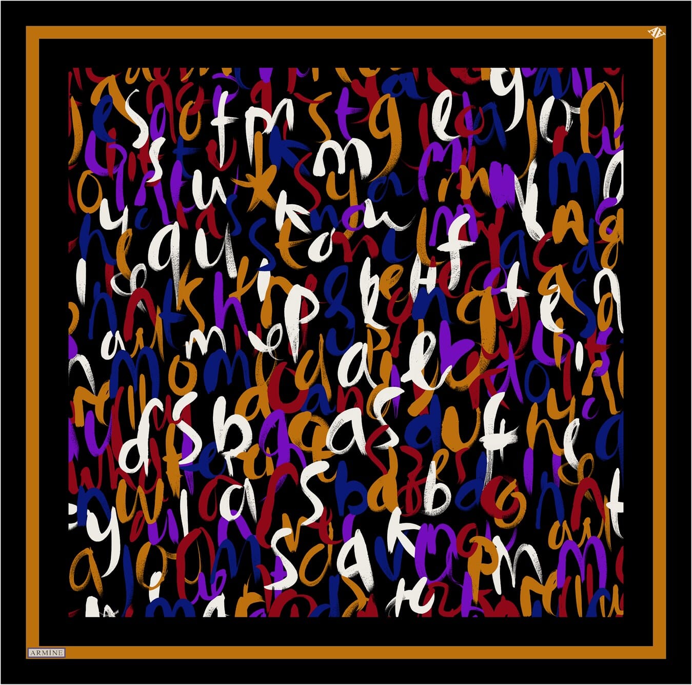 Armine Nudle Designer Silk Scarf 