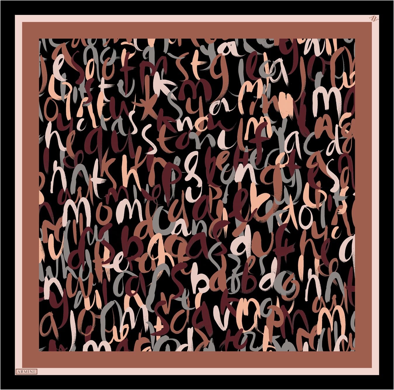 Armine Nudle Designer Silk Scarf #33 Silk Hijabs,Armine Armine 