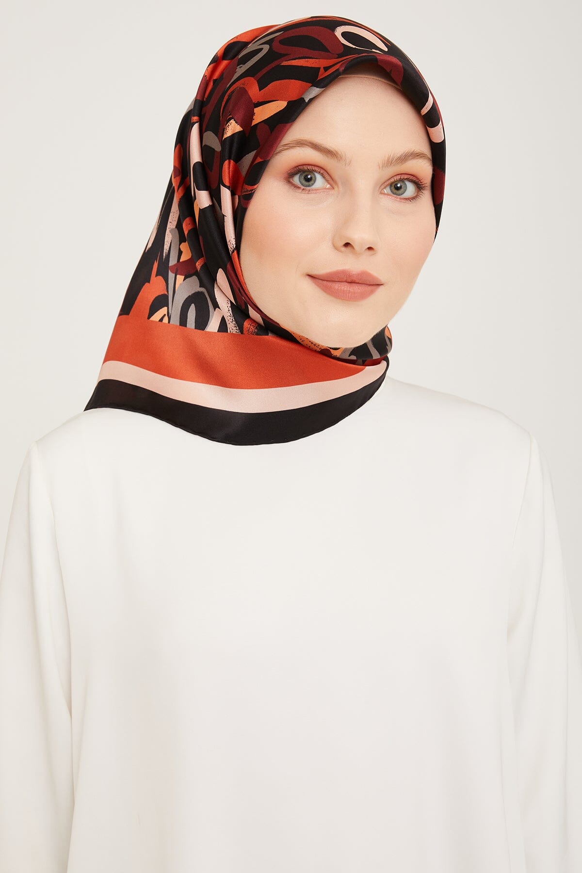 Armine Nudle Designer Silk Scarf #33 Silk Hijabs,Armine Armine 