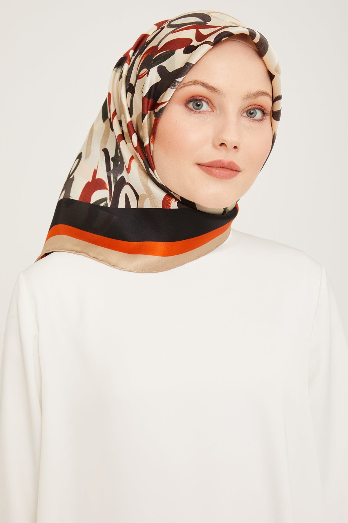Armine Nudle Designer Silk Scarf #37 Silk Hijabs,Armine Armine 